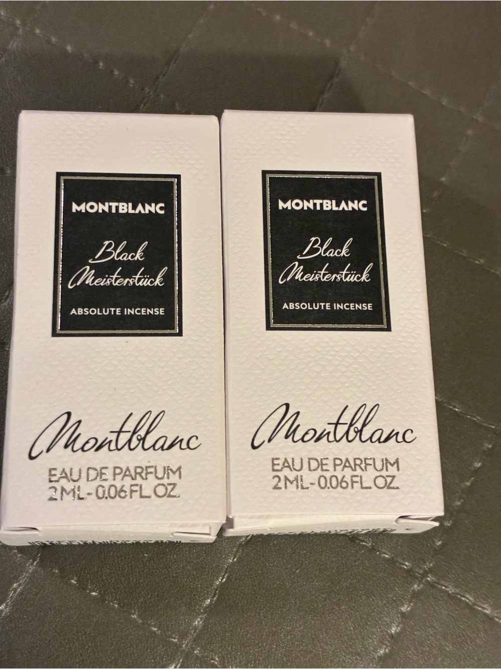 MONTBLANC COLLECTION BLACK MEISTERSTÜCK 2ml *2 =4ml